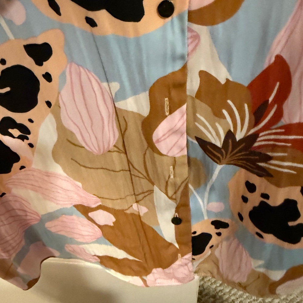 Rachel Zoe Multicolor Abstract Blouse - Picture 3 of 4